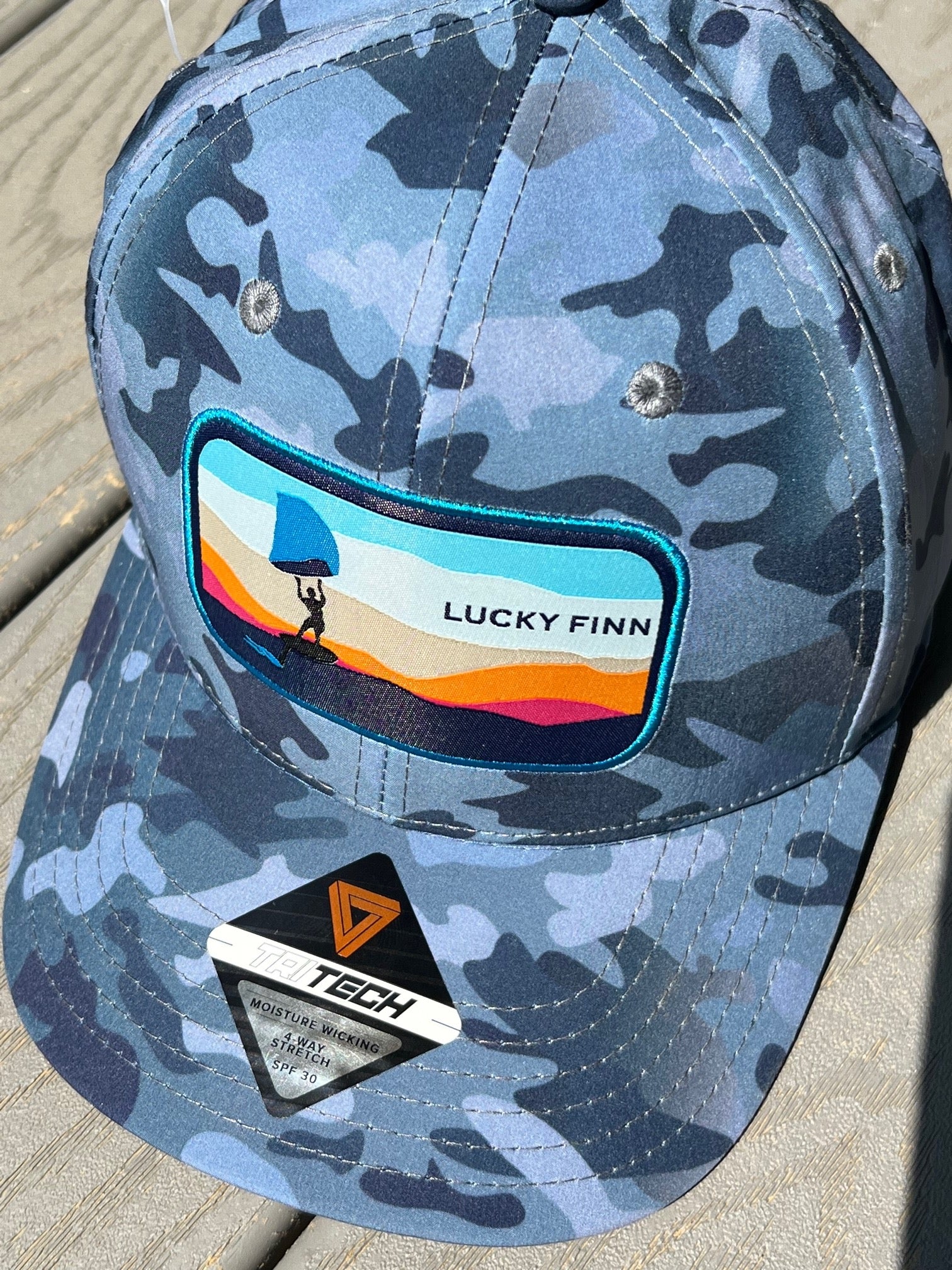 Azure Camo Foil Boarder