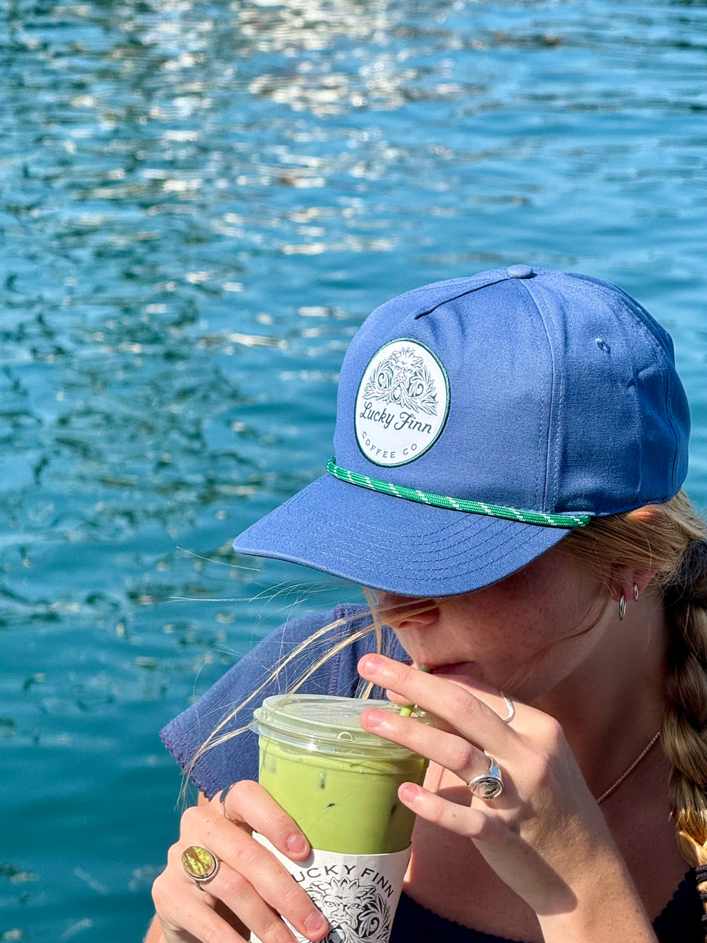 LF Coffee Co Rope trucker- Navy