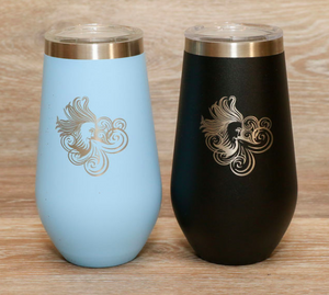16oz Latte and Wine Tapered Tumbler