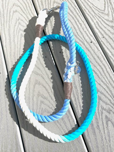 The Ultimate Nautical Leash with Nickel Clasp (They are back)
