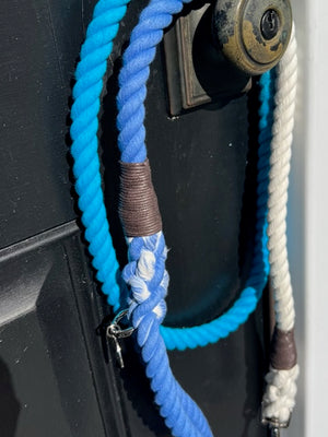 The Ultimate Nautical Leash with Nickel Clasp (They are back)