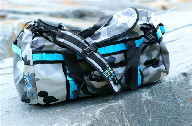Blue Camo Duffle Bag (New Weekender Design)