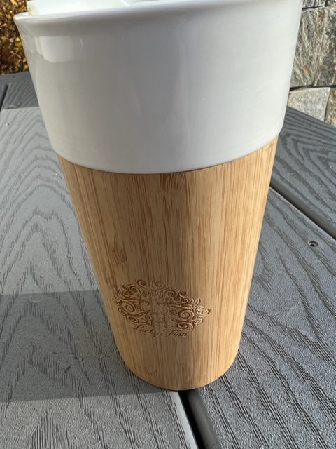 NEW 16oz Ceramic and Full Bamboo Tumbler