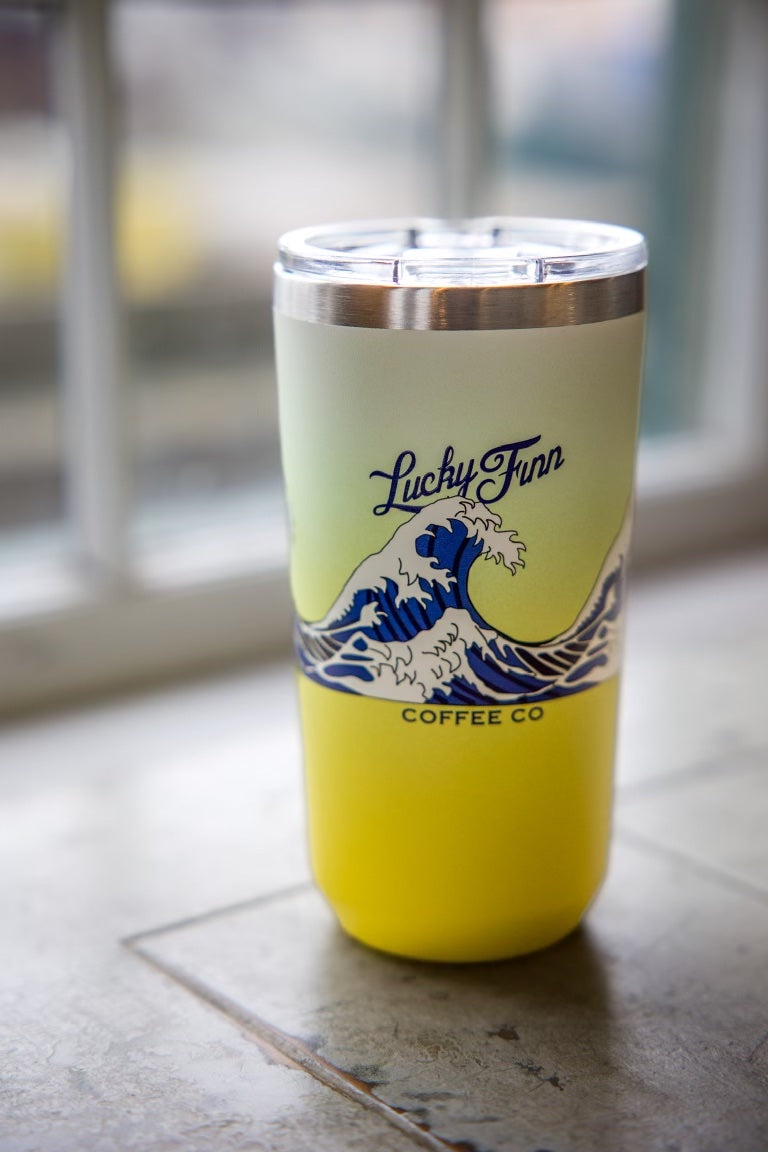 NEW 16oz Ceramic and Bamboo Tumbler - LuckyFinn