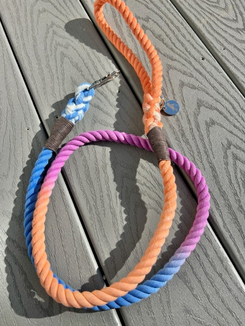The Ultimate Nautical Leash with Nickel Clasp (They are back)