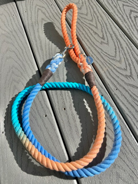 The Ultimate Nautical Leash with Nickel Clasp (They are back)